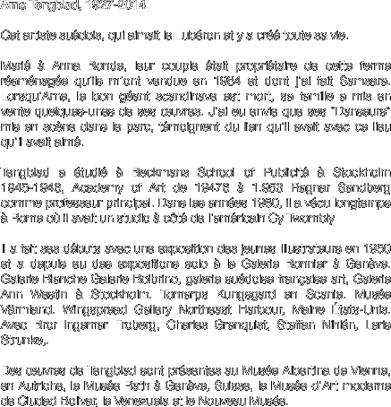 Arne Tengblad, 1927-2014 