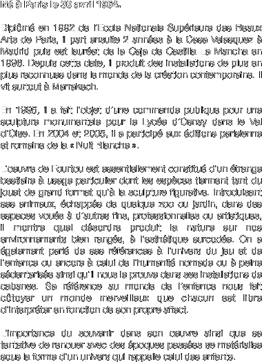 N� � Paris le 30